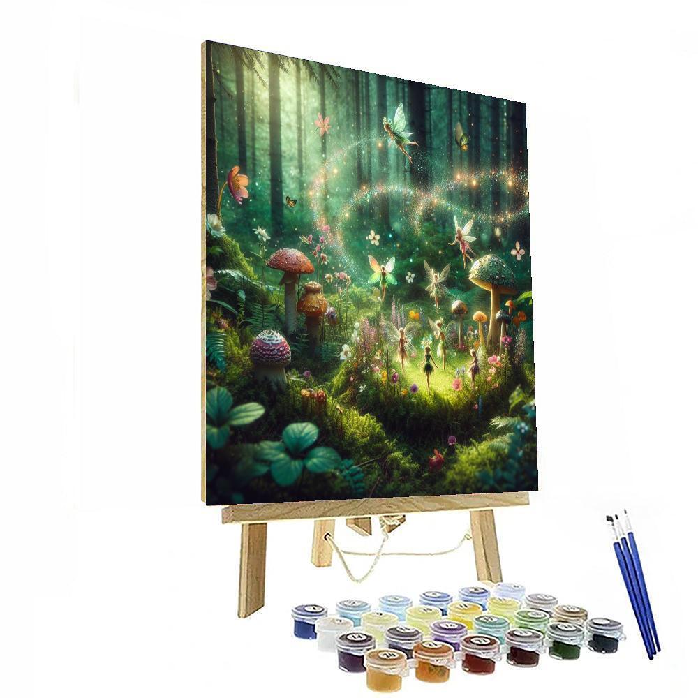 Enchanted Faerie Circle Paint By Number