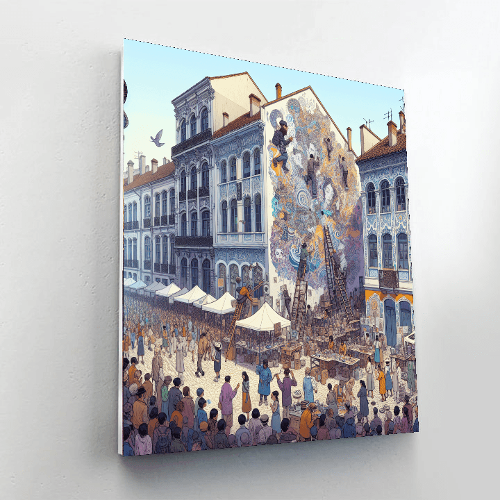 Toulouse Street Art Festival - France DIY Paint By Numbers