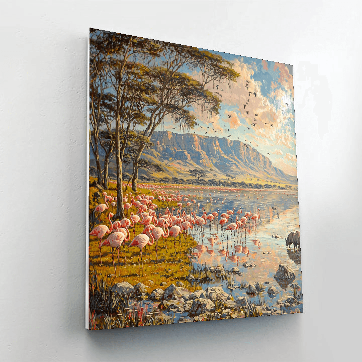 Lake Nakuru National Park DIY Paint By Numbers