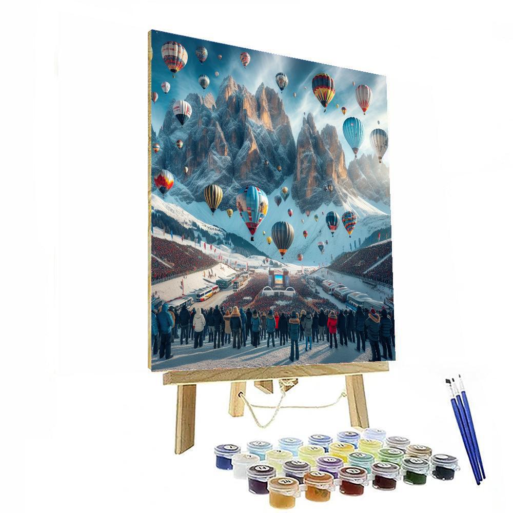 Balloon Fiesta - Switzerland Number Painting