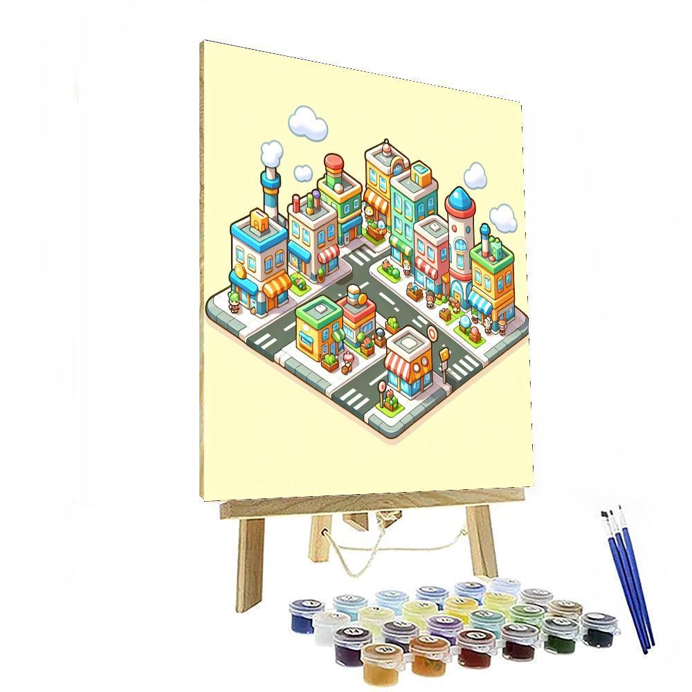 Tiny Town Adventures DIY Paint By Numbers