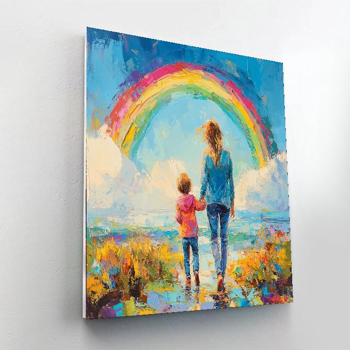 Rainbow Daydreams DIY Paint By Numbers