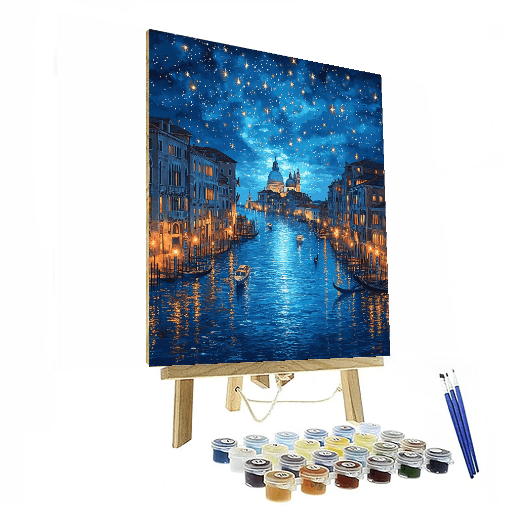 Canaletto Inspired Venetian Nights  Paint By Numbers