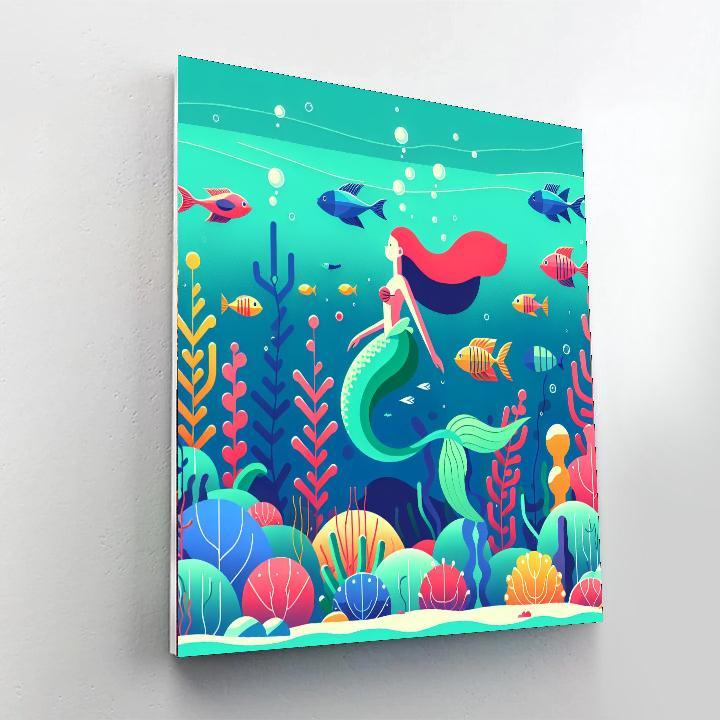 Tropical Lagoon Adventure Painting By Numbers Kit