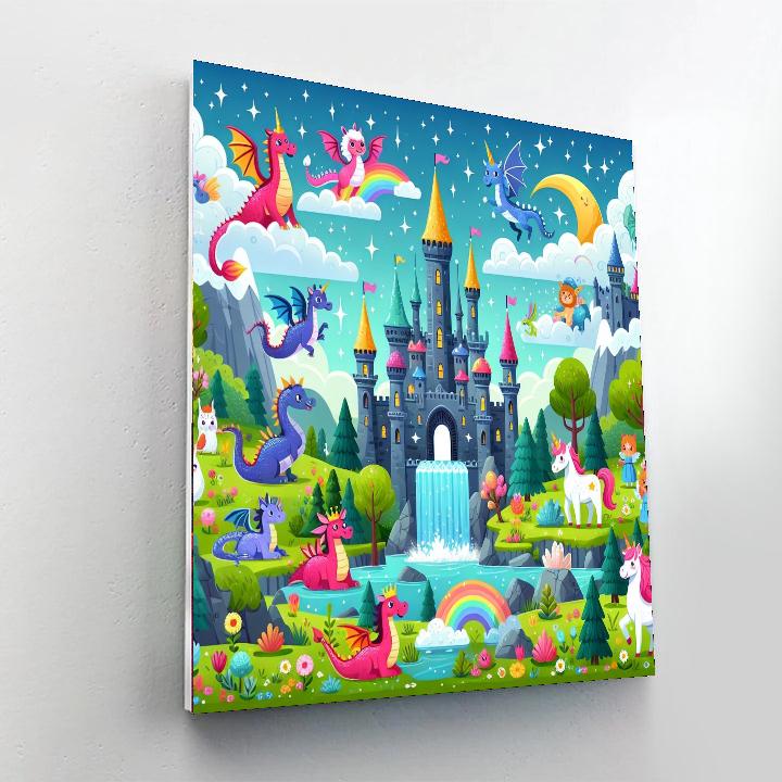 The Fairy Tale Adventure Painting Number Kit