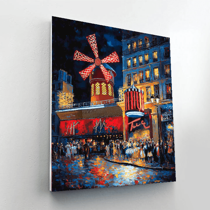 Moulin Rouge - Paris Numbered Painting Kits