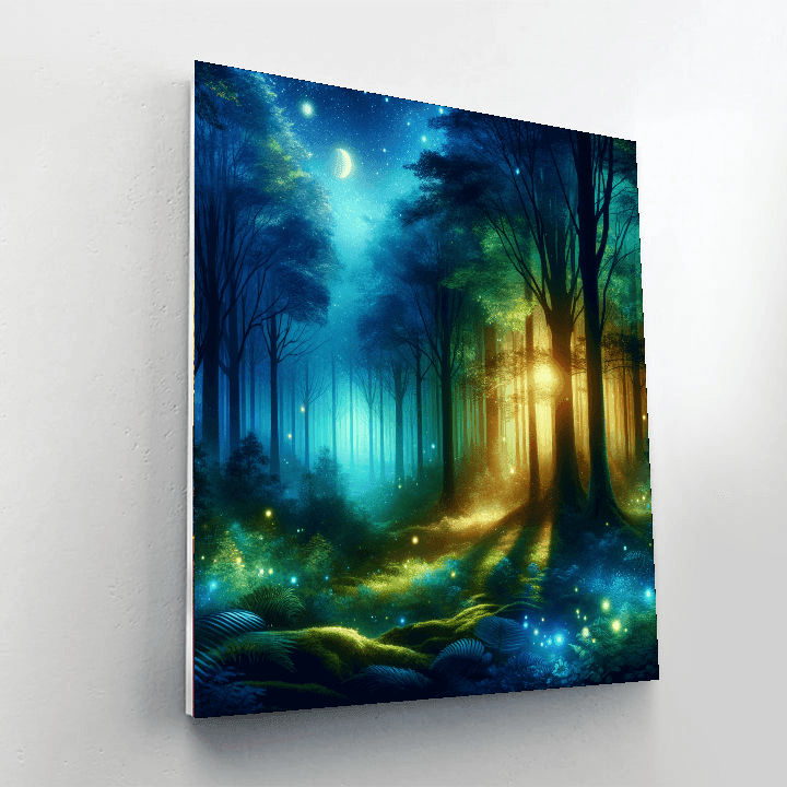 Starlit Forest Paint By Number