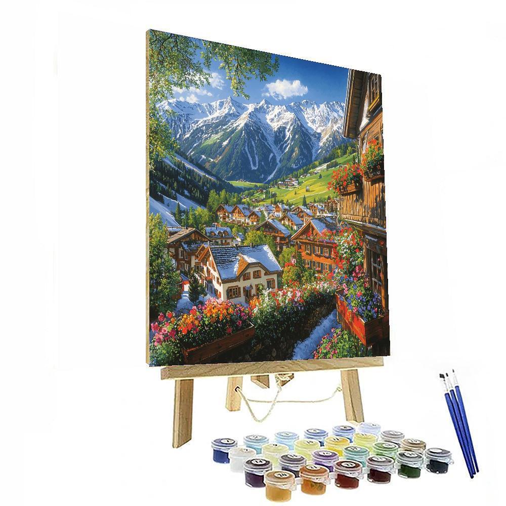 Kitzbühel - Austria Numbered Painting Kits