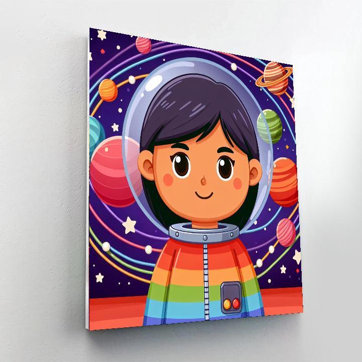 Adventures Of Space Cadet Paint By Numbers Art