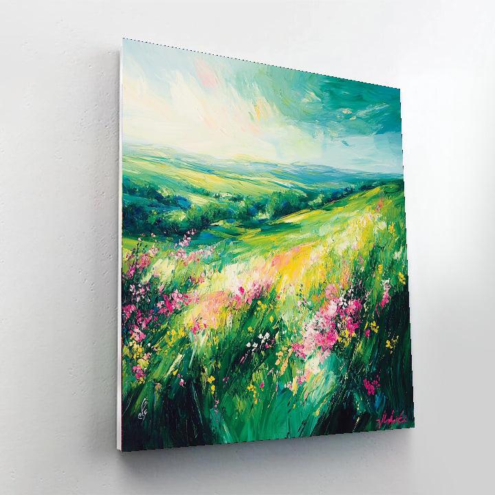 Paul Cézanne Inspired Awakening Fields  Paint By Numbers Kits