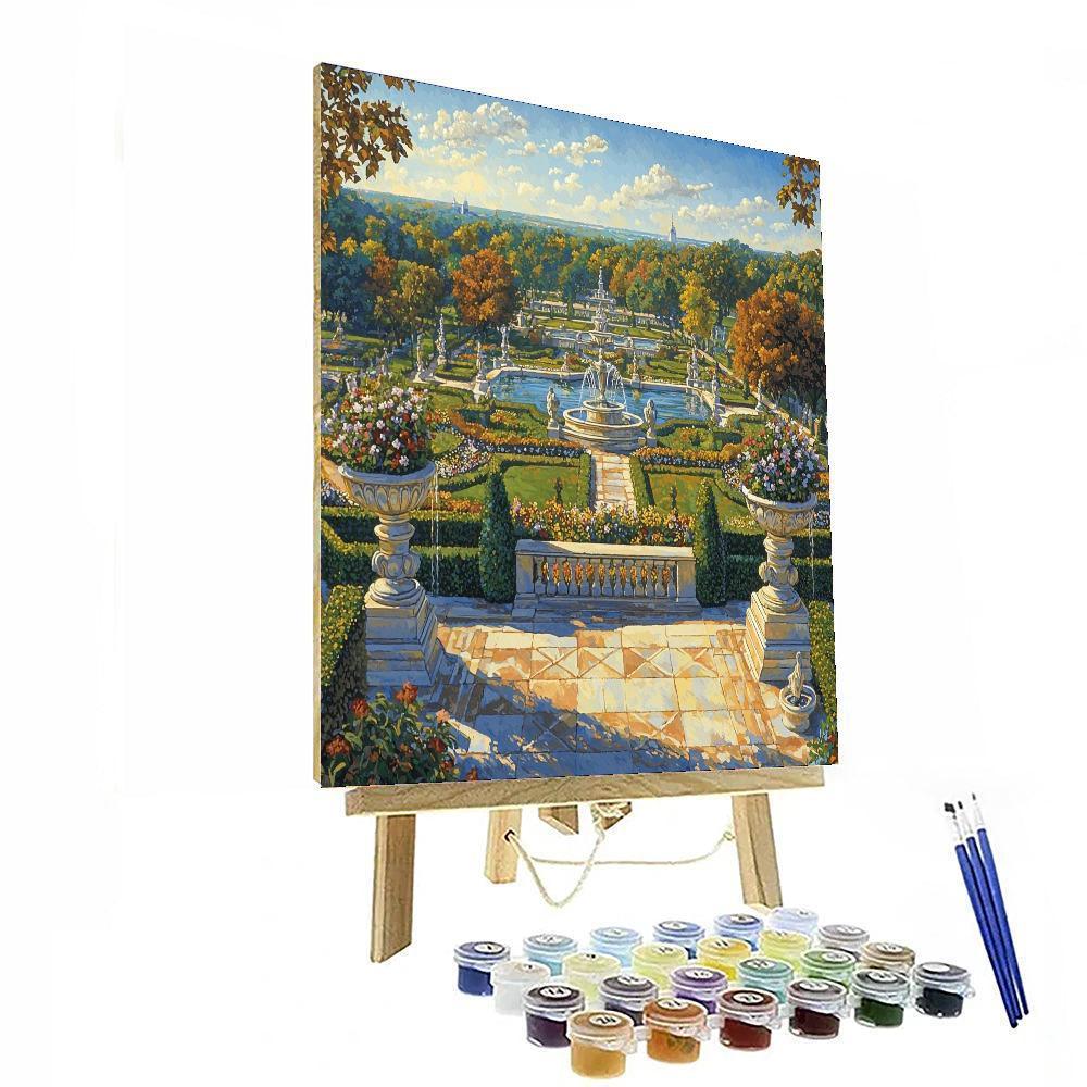 Palace Of Versailles Gardens - France Paint By Number