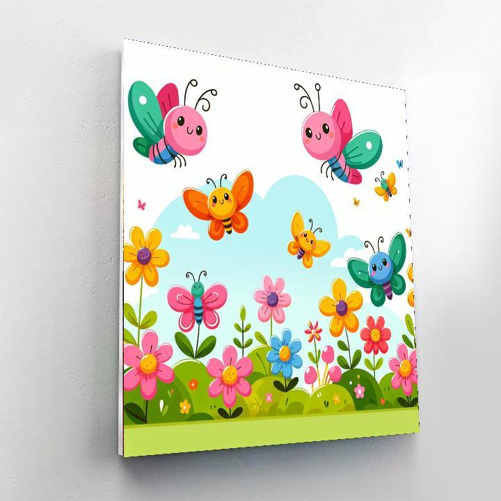 Magic Butterfly Garden Paint By Numbers Kits