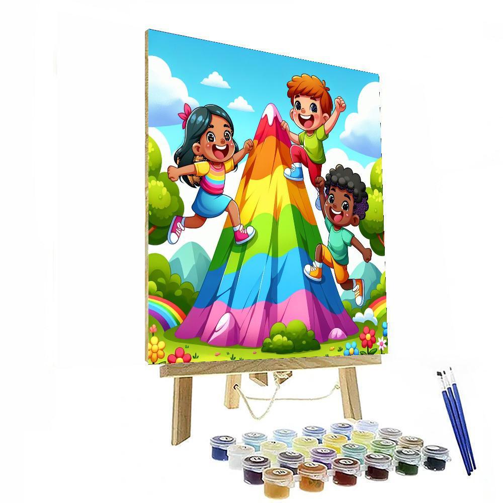 Happy Hiking Adventure Number Painting