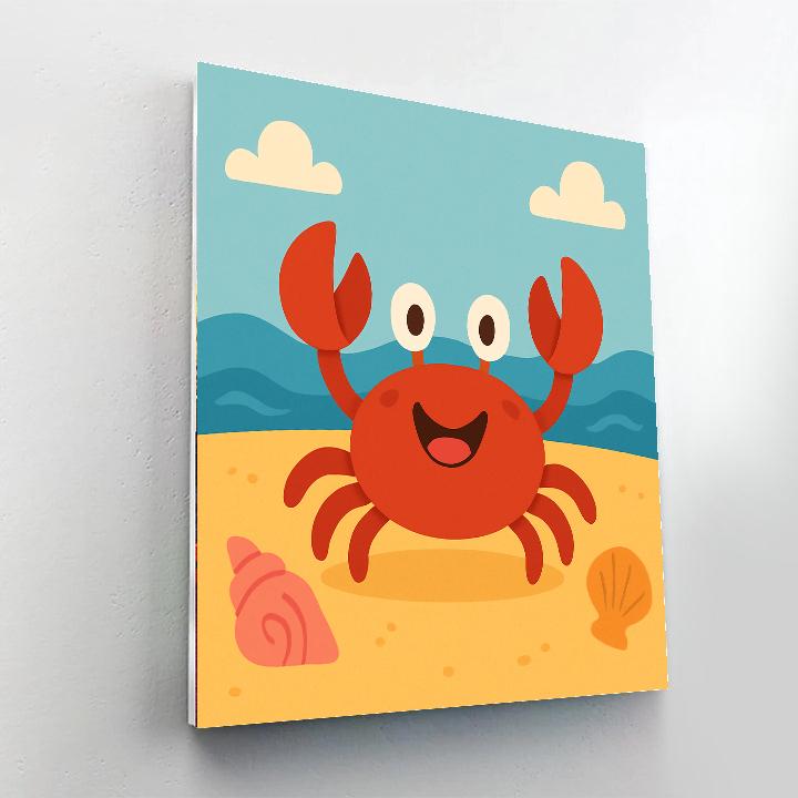 Funny Crab Paint By Color