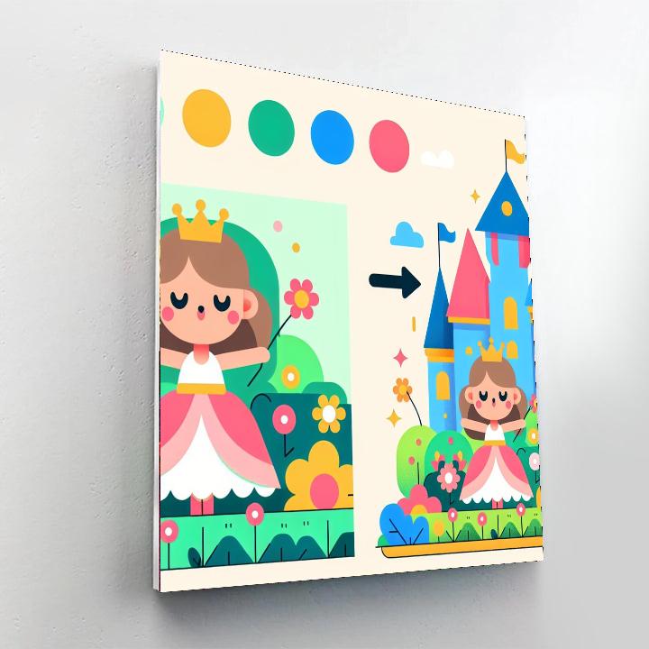 Princess Palace Numbered Painting Kits