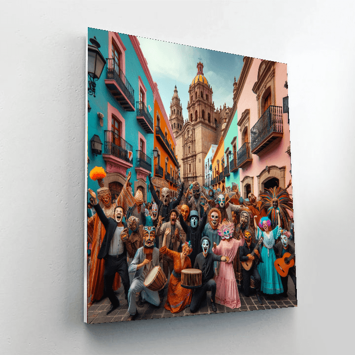 Festival Internacional Cervantino - Guanajuato Painting By Numbers Kit