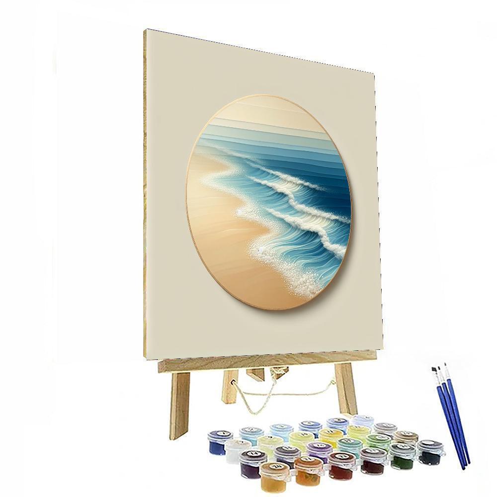 Soothing Shorelines Number Painting