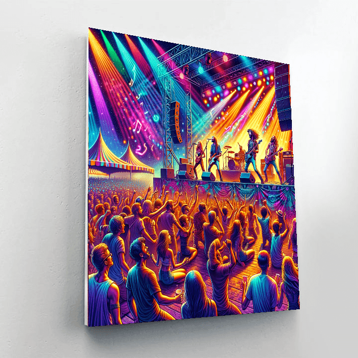 Quilmes Rock Festival DIY Paint By Numbers