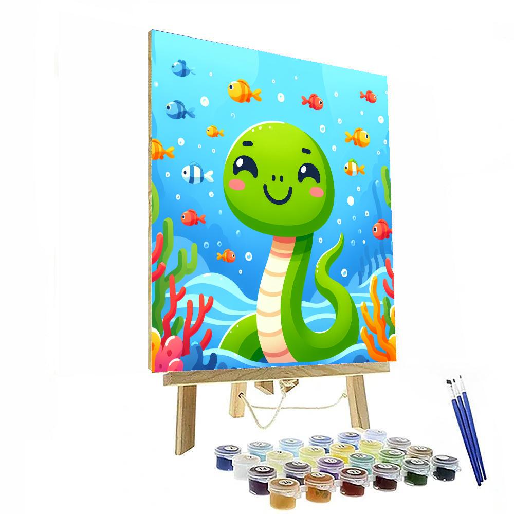 Silly Sea Serpent Paint By Numbers Kits