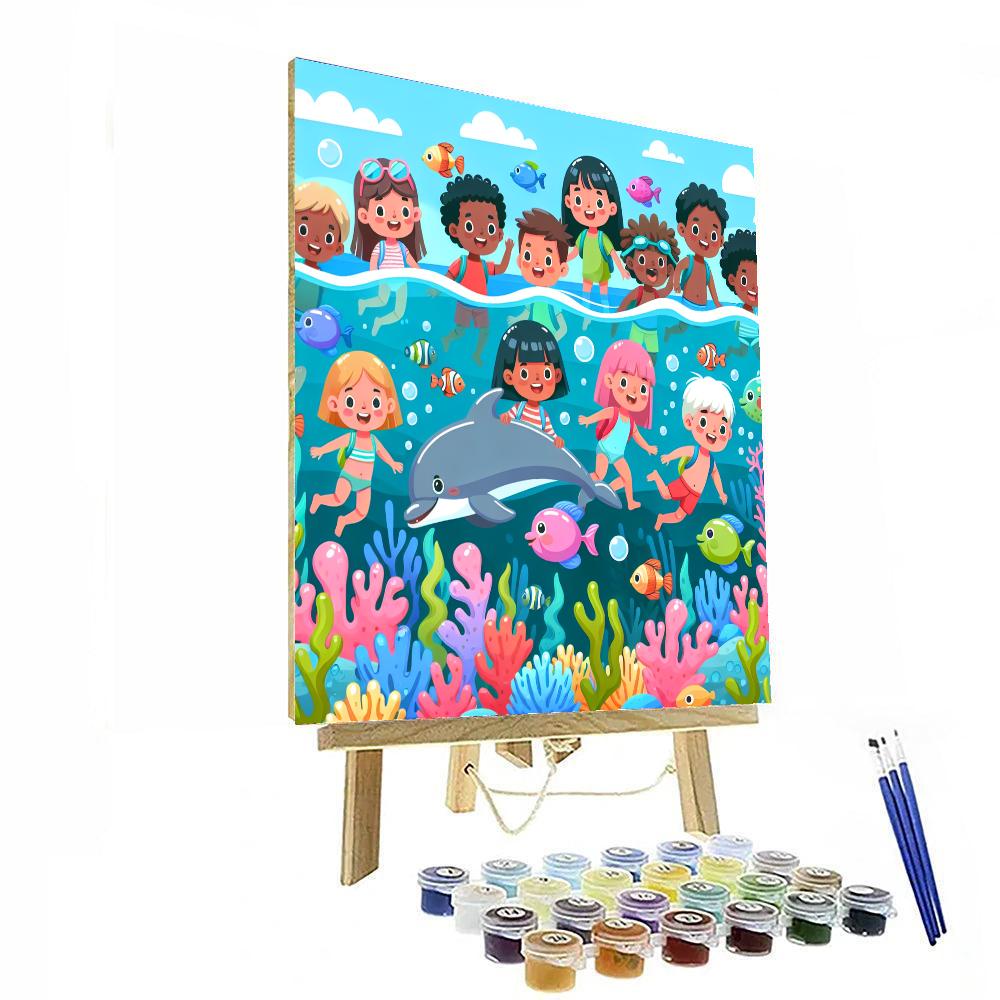 Adventurous Undersea Quest Number Painting