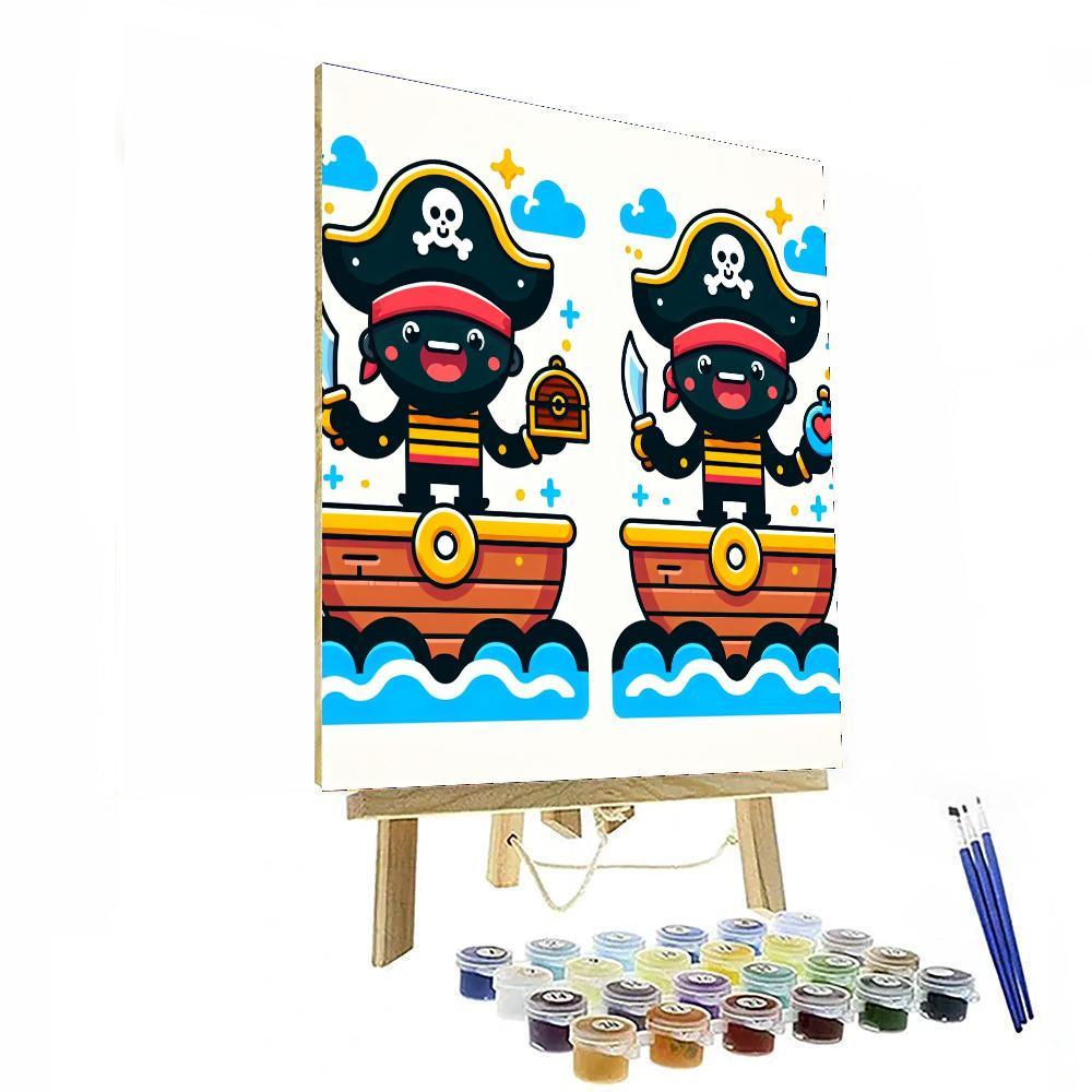 Magical Pirate Adventure Paint By Color
