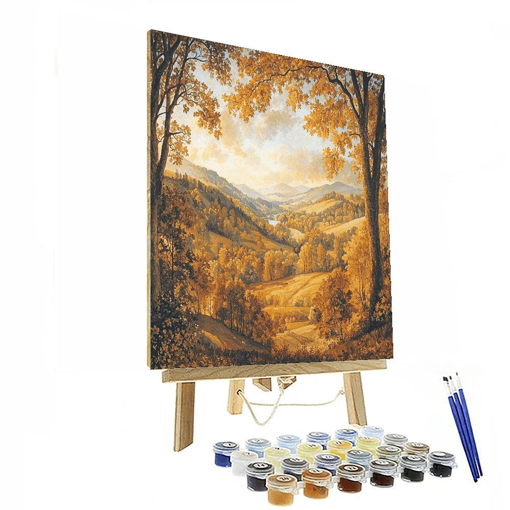 Thomas Gainsborough Inspired Rural Autumn  Paint By Numbers Art
