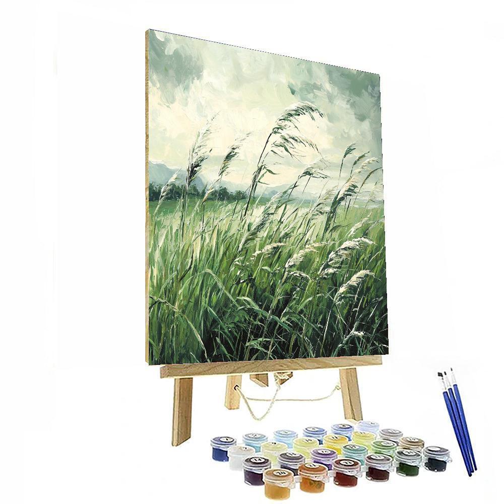 Michelangelo Inspired Wind's Lament  Paint By Numbers