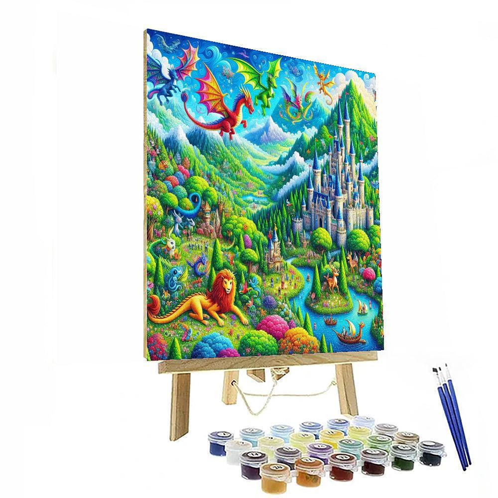 Exciting Fantasy World Painting Number Kit
