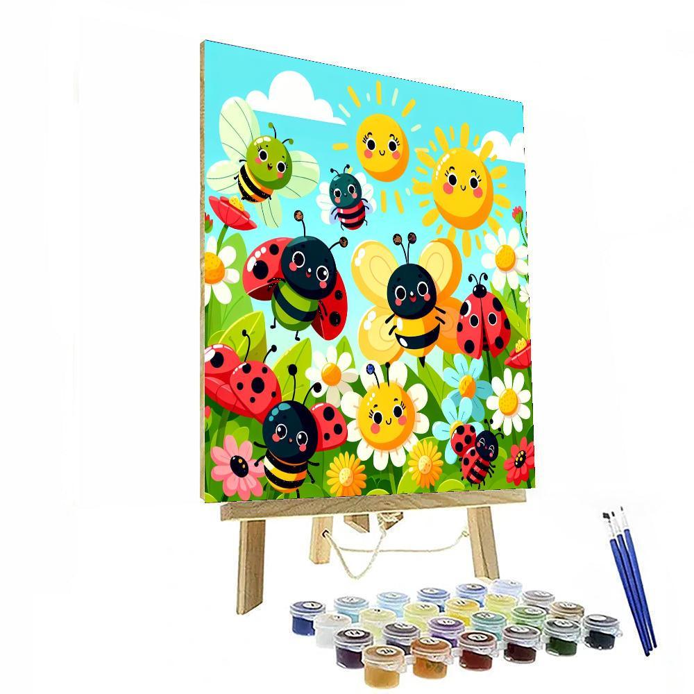 Giggling Garden Friends Painting By Numbers Kit