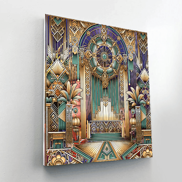 Art Deco Roaring Twenties Paint By Number