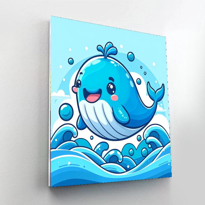 Adventure Awaits Whale Numbered Painting Kits