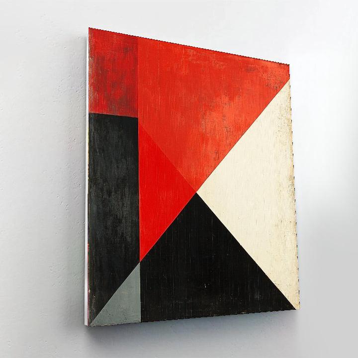 Kazimir Malevich Inspired Dissonant Harmony  Painting Number Kit