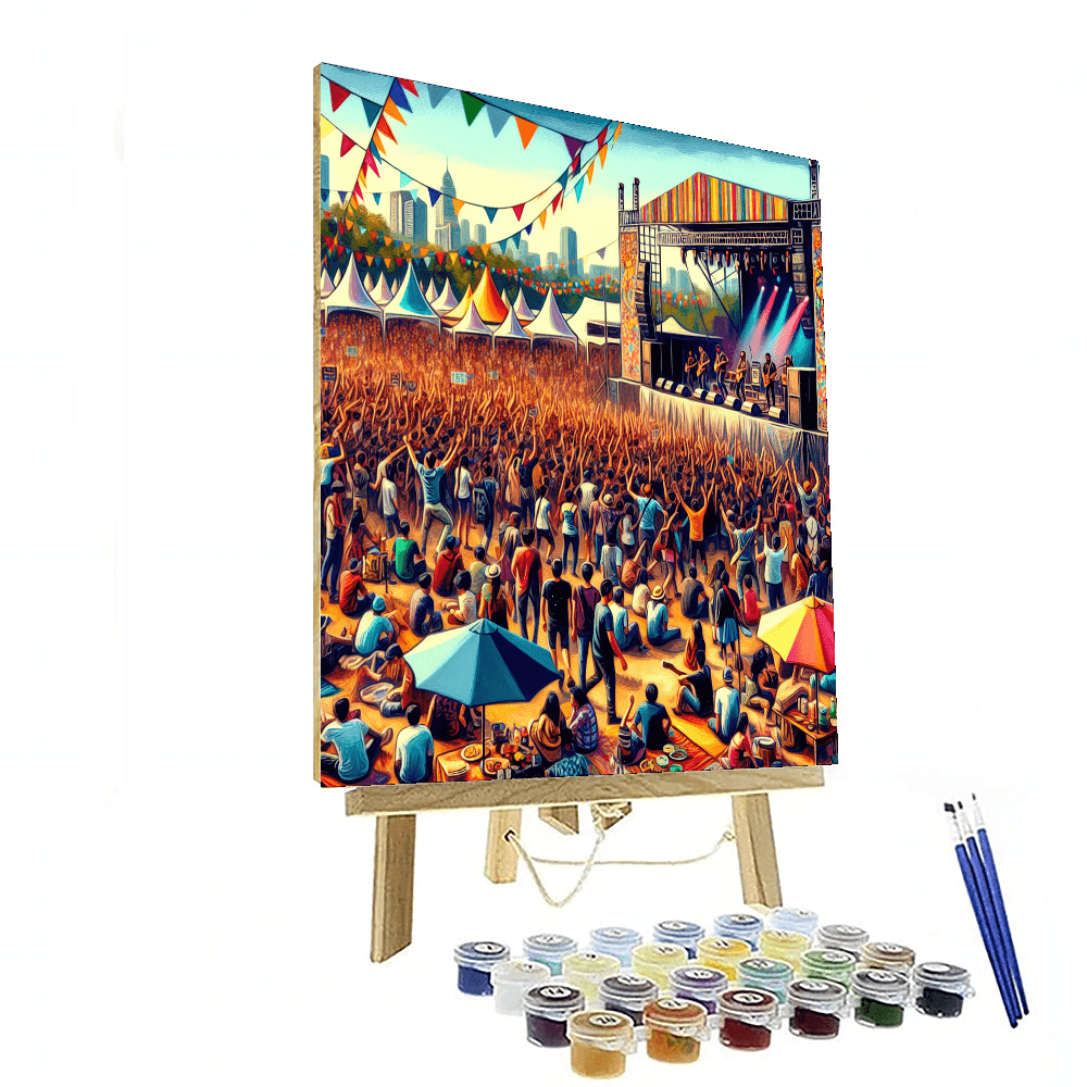 Austin City Limits Music Festival Paint By Color