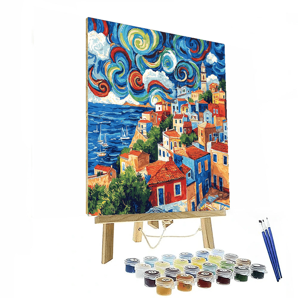 Henri Matisse Inspired Whirlwind Urban Fantasy  Numbered Painting Kits