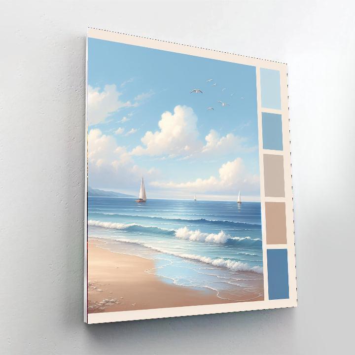 Nautical Seaside Serenity Paint By Color