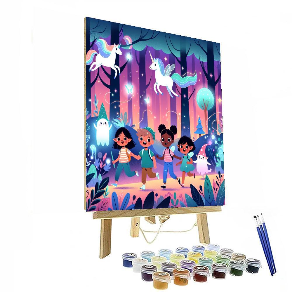 Enchanted Enchanted Woods Numbered Painting Kits