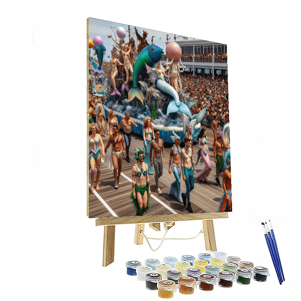 Mermaid Parade - Usa Paint By Numbers