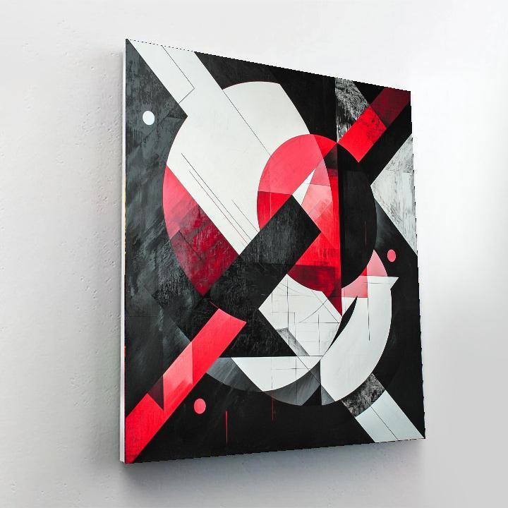 Kazimir Malevich Inspired Exploration Of Space  Painting Number Kit