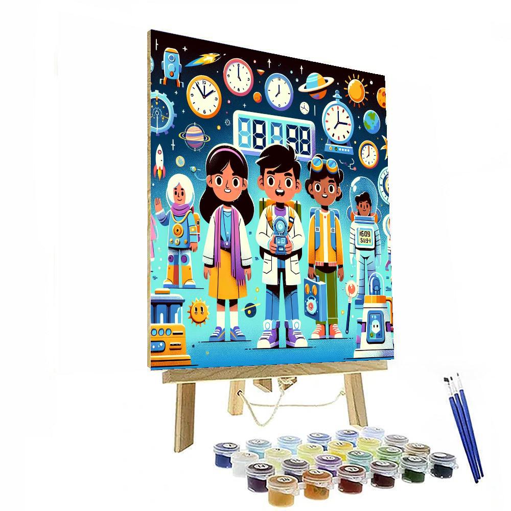 Space Time Traveler's Journey Painting Number Kit