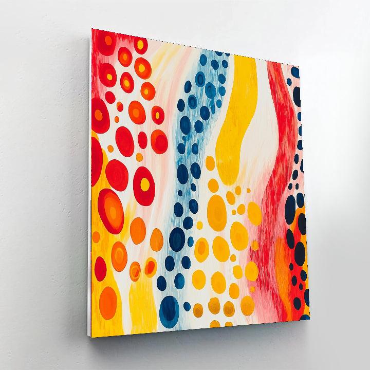 Yayoi Kusama Inspired Boundless Organic Patterns  Paint By Number