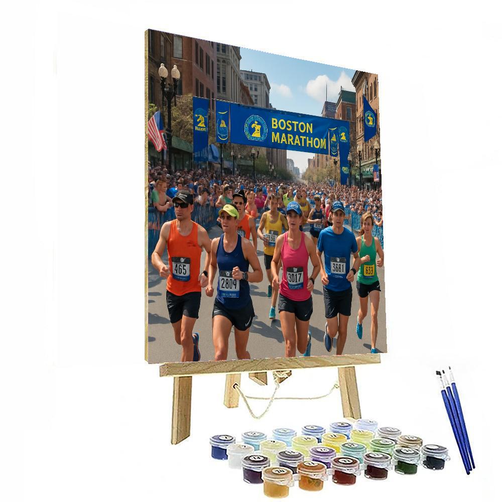 Boston Marathon - Usa DIY Paint By Numbers