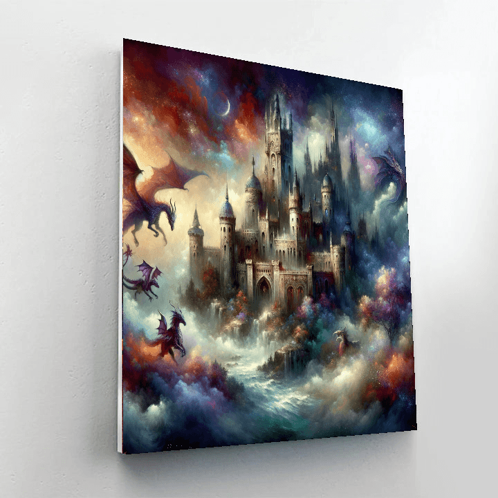 Enchanted Medieval Fantasy DIY Paint By Numbers