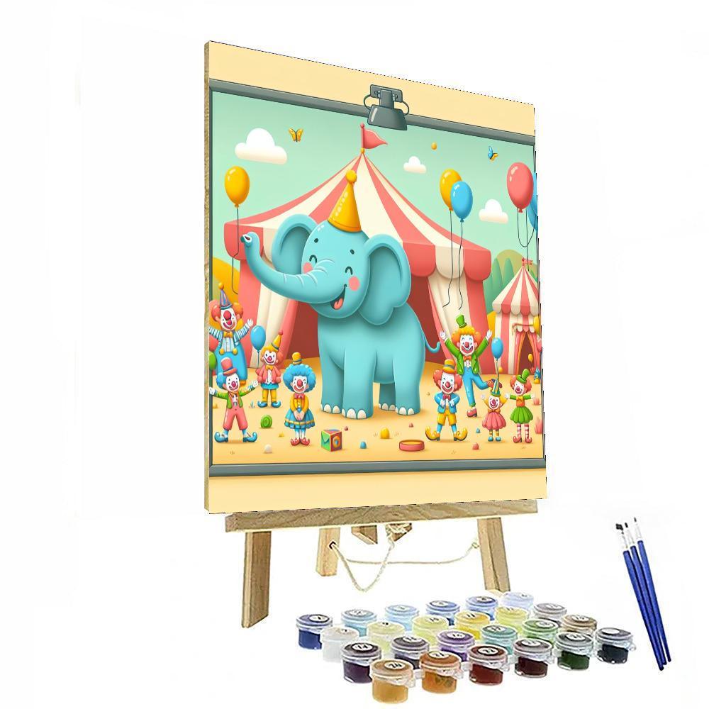 Circus Carnival Excitement Paint By Numbers Kits