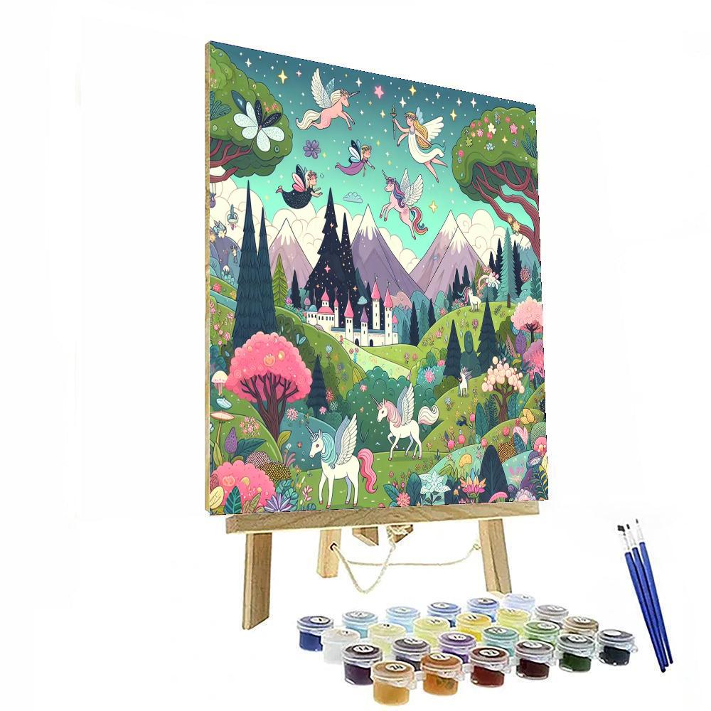 Vibrant Fantasy Adventure Painting By Numbers Kit