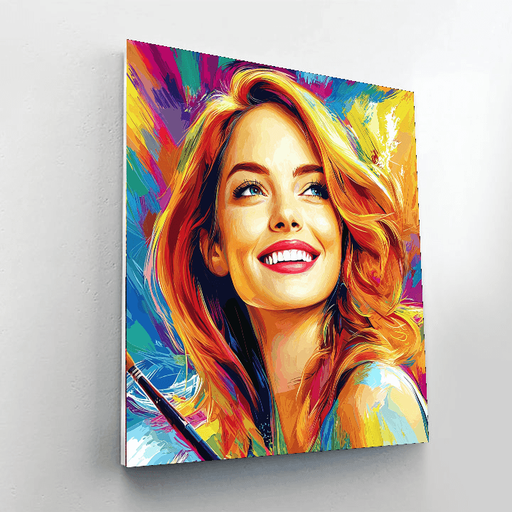 Emma Stone: The Gleeful Journey From Easy A To La La Land Paint By Number