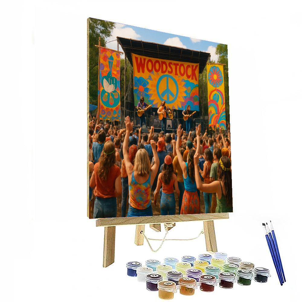 Woodstock - Bethel, New York, Usa DIY Paint By Numbers
