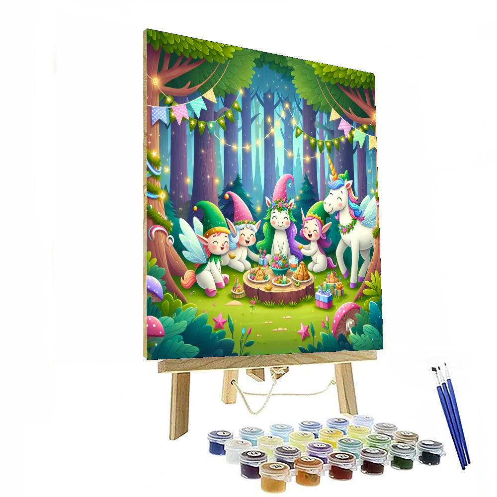 Forest Fairytale Feast Numbered Painting Kits
