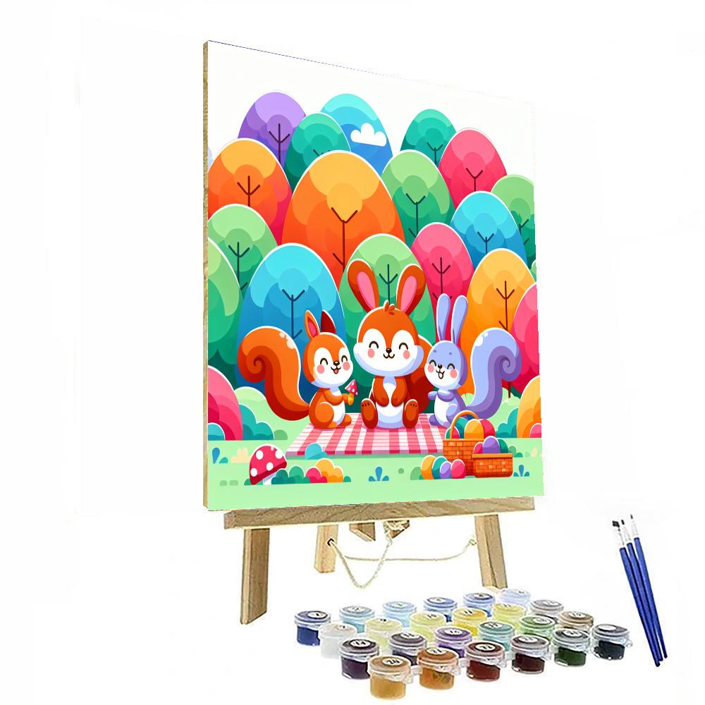 Forest Fantasy Picnic Paint By Numbers Kits