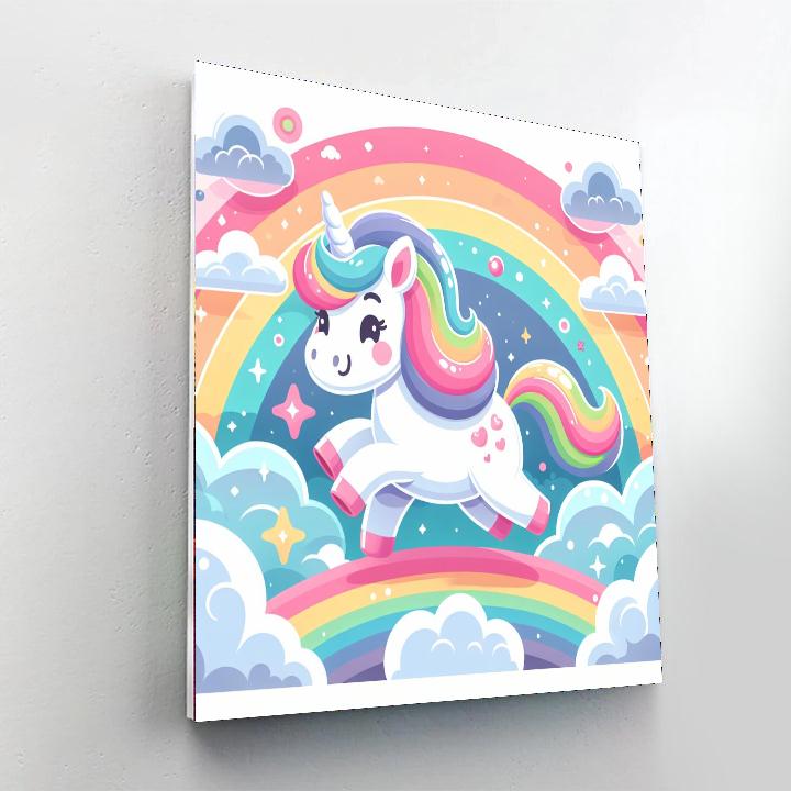 Magic Unicorn Adventure Numbered Painting Kits