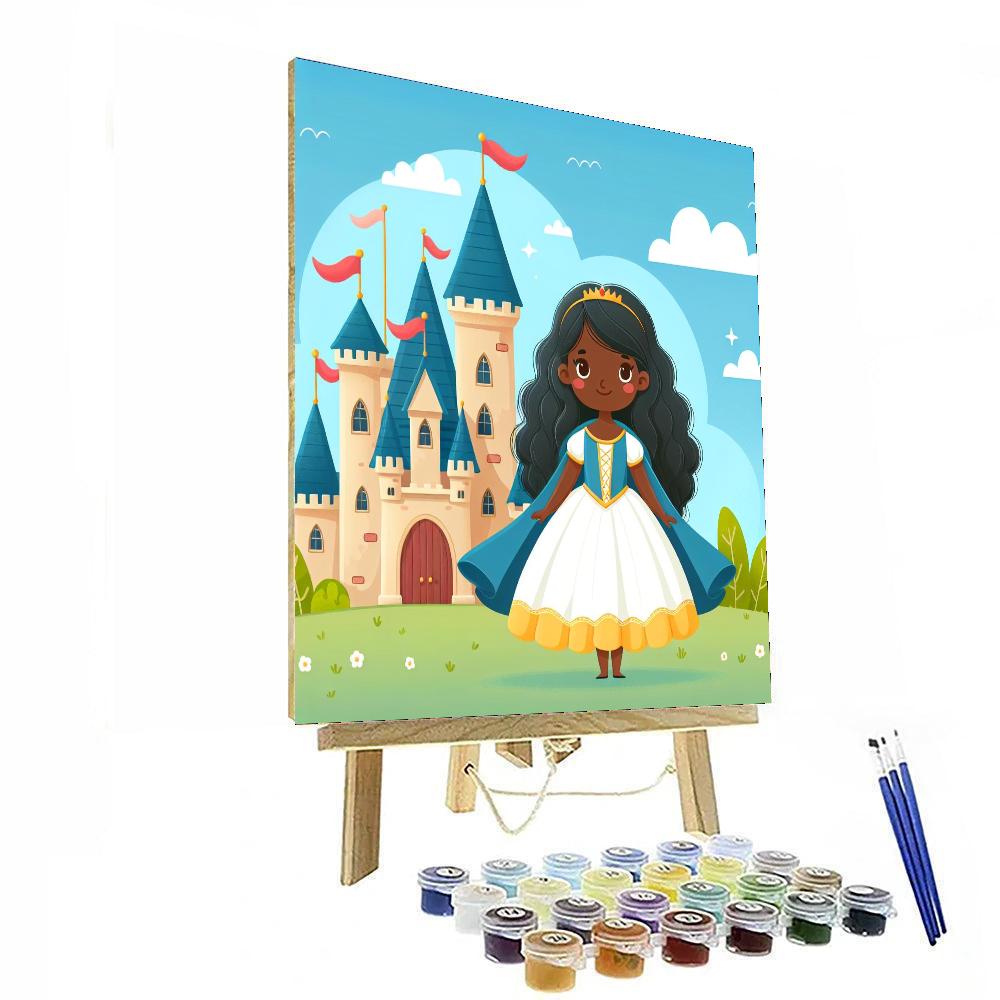 Princess And Castle Numbered Painting Kits